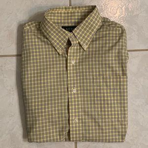 Ralph Lauren Yellow Non-Iron Button Up Men’s (L)